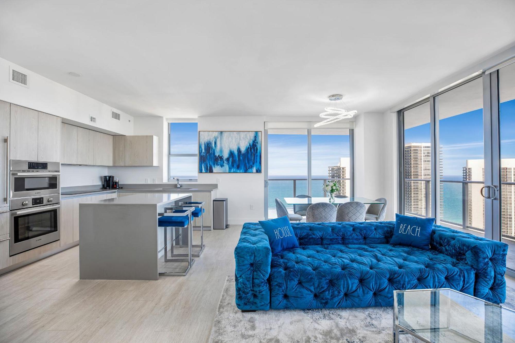 Hyde Beach House - Millionaire 2 Bd 2 Ba Apt, Direct Ocean View, 5 Min Walk To Ocean Голливуд Экстерьер фото